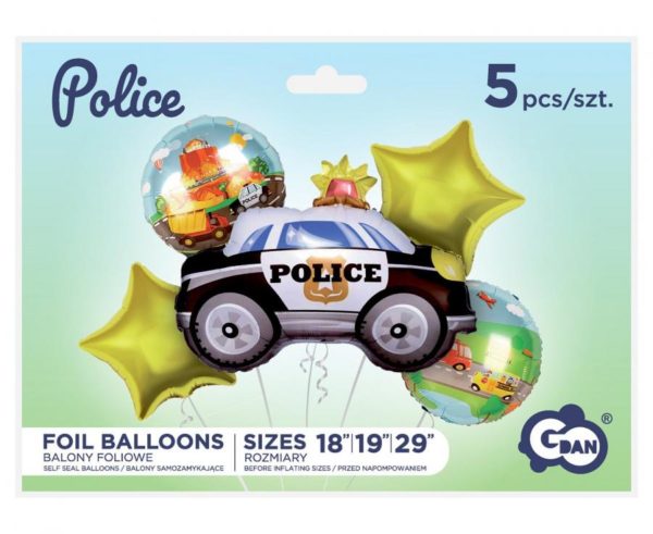 Balonová kytica POLÍCIA - Image 2